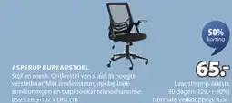Jysk Asperup bureaustoel aanbieding