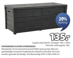 Jysk Svendborg kussen opbergbox aanbieding