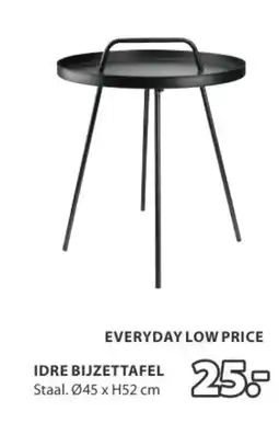 Jysk Idre bijzettafel aanbieding