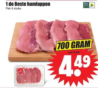 Dirk 1 De Beste Hamlappen 700g aanbieding