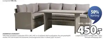 Jysk Agermose loungeset aanbieding