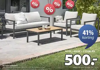 Jysk Bejstrup loungeset aanbieding