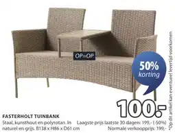 Jysk Fasterholt tuinbank aanbieding