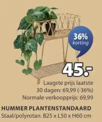 Jysk Hummer plantenstandaard aanbieding