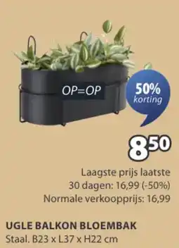 Jysk Ugle balkon bloembak aanbieding