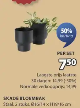 Jysk Skade bloembak aanbieding