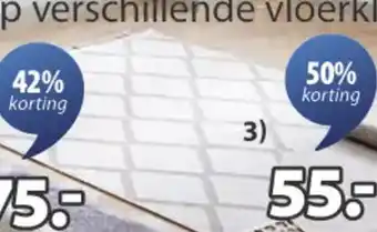 Jysk Rypestarr vloerkleed aanbieding