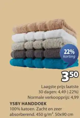 Jysk Ysby handdoek aanbieding