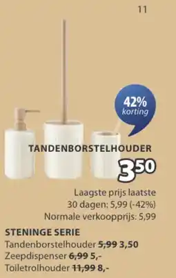 Jysk Steninge serie aanbieding