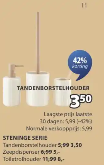 Jysk Steninge serie aanbieding