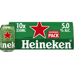 Albert Heijn Heineken Premium pilsner voordeelpack 10-pack aanbieding
