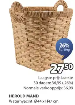 Jysk Herold mand aanbieding