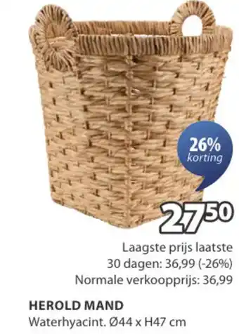 Jysk Herold mand aanbieding