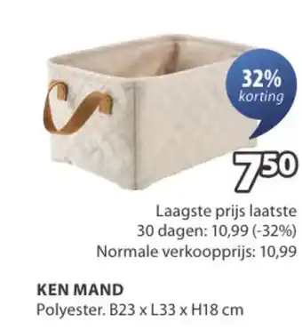 Jysk Ken mand aanbieding