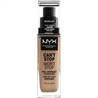 Douglas NYX Professional Makeup Wedding Can't Stop Won't Stop Full Coverage aanbieding