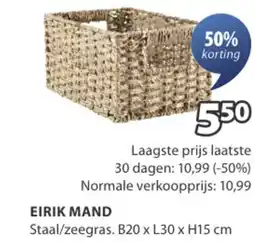 Jysk Eirik mand aanbieding