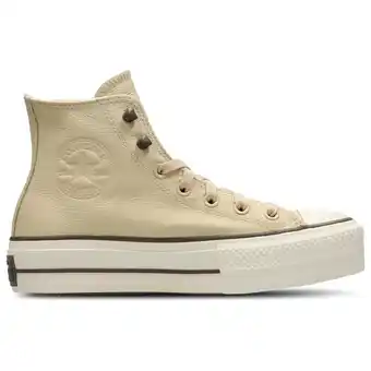 Foot Locker Converse Chuck Taylor All Star Dames Schoenen - Beige - Maat: 36 - Leer - Foot Locker aanbieding