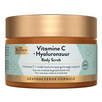 Holland & Barrett De Tuinen Vitamine C + Hyaluronzuur Body Scrub - 200ml aanbieding