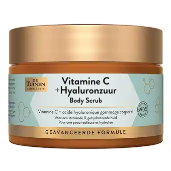 Holland & Barrett De Tuinen Vitamine C + Hyaluronzuur Body Scrub - 200ml aanbieding