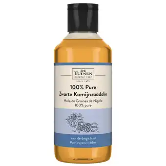 Holland & Barrett De Tuinen 100% Pure Zwarte Komijnzaadolie - 150ml aanbieding