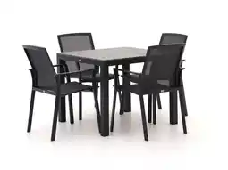 Kees Smit Bellagio Dranera/Fidenza 90cm dining tuinset 5-delig stapelbaar aanbieding