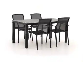 Kees Smit Bellagio Dranera/Fidenza 160cm dining tuinset 5-delig stapelbaar aanbieding