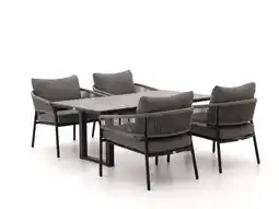 Kees Smit Bellagio Nova Siri/Fidenza 160cm dining loungeset 5-delig aanbieding