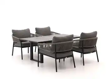 Kees Smit Bellagio Nova Siri/Fidenza 160cm dining loungeset 5-delig aanbieding