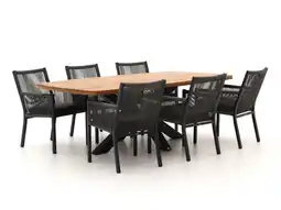 Kees Smit Manifesto Rivola/Induno Deens Ovaal 220cm dining tuinset 7-delig aanbieding
