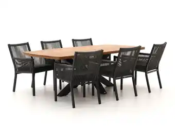 Kees Smit Manifesto Rivola/Induno Deens Ovaal 220cm dining tuinset 7-delig aanbieding