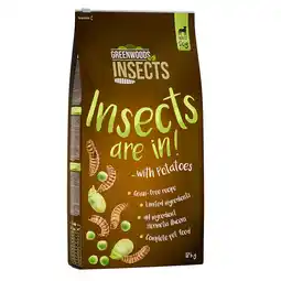 Zooplus 24 kg Insecten met aardappelen, erwten en Fava Beans Greenwoods Insecten Droog Hondenvoer aanbieding