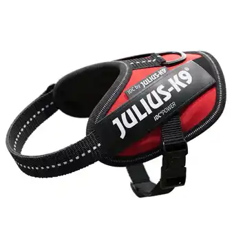 Zooplus Julius-K9 Powertuigje IDC Rood Maat 2XS: borstomvang 33 - 45 cm aanbieding