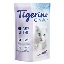 Zooplus Tigerino Crystals kattenbakvulling - Lavendelgeur aanbieding