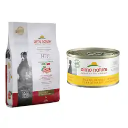 Zooplus 20% korting! Almo Nature Dog HFC droogvoer voor honden 8 kg + 95 g natvoer aanbieding