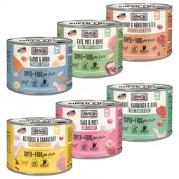 Zooplus MAC's Cat Kattenvoer Probeerpakket - Voordeelpakket: 24 x 200 g Mix (6 Soorten) aanbieding
