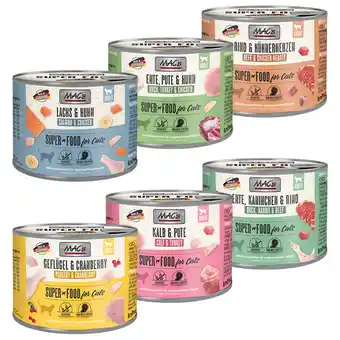 Zooplus MAC's Cat Kattenvoer Probeerpakket - Voordeelpakket: 24 x 200 g Mix (6 Soorten) aanbieding