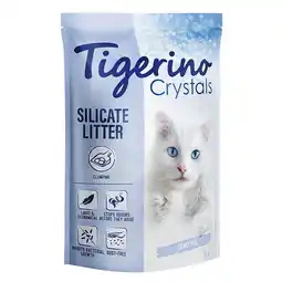 Zooplus Tigerino Crystals kattenbakvulling - Sensitive, parfumvrij (klontvormend) aanbieding