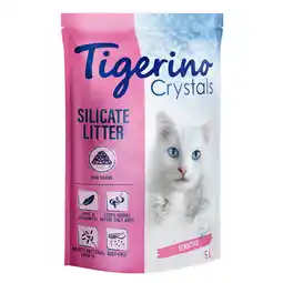Zooplus Tigerino Crystals kattenbakvulling - Pink Sensitive (parfumvrij) aanbieding
