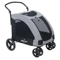 Zooplus Nomad Tales Spirit kinderwagen, steen 95x82x120cm hond aanbieding