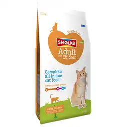 Zooplus 15% korting Smolke droogvoer voor katten 10kg aanbieding