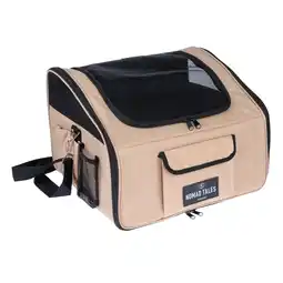 Zooplus Nomad Tales Spirit Honden Autostoel Zand ca.44x37x30cm hond aanbieding
