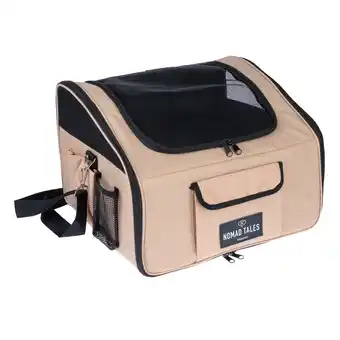 Zooplus Nomad Tales Spirit Honden Autostoel Zand ca.44x37x30cm hond aanbieding