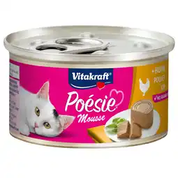 Zooplus 12x85g Vitakraft Poésie Mousse Kip natvoer voor katten aanbieding