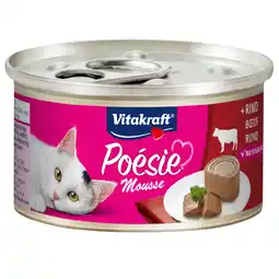 Zooplus 12x85g Vitakraft Poésie Mousse Rund nat kattenvoer aanbieding