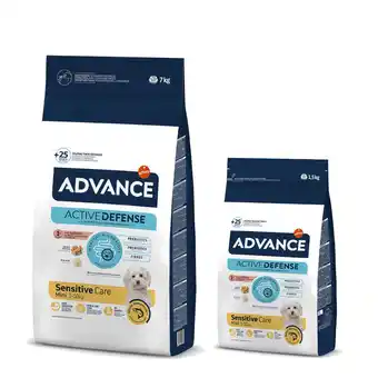 Zooplus 7 kg Advance Mini Sensitive + 1,5 kg Advance Mini Sensitive gratis! 8,5 kg aanbieding