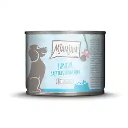 Zooplus 6x200g MjAMjAM Junior sappige kip met ei natvoer voor honden aanbieding