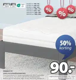 Jysk Stria ps25 springveermatras aanbieding