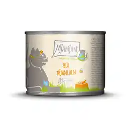 Zooplus 6x 200g MP MjAMjAM Naturally Delicious Organic Chicken natvoer voor katten aanbieding