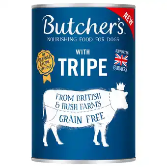 Zooplus 24x 400g Butcher's Original graanvrij Paté met pens nat hondenvoer aanbieding