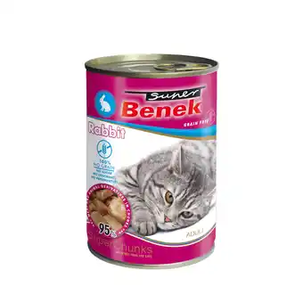 Zooplus 10x415g Super Benek graanvrije Chunks in saus konijn natvoer voor katten aanbieding